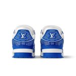 Louis Vuitton Trainer Blue Rhinestone Sneakers - Image 3