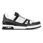 Louis Vuitton Trainer Black Rhinestone Sneakers