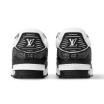 Louis Vuitton Trainer Black Rhinestone Sneakers - Image 3