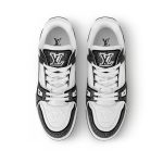 Louis Vuitton Trainer Black Rhinestone Sneakers - Image 4