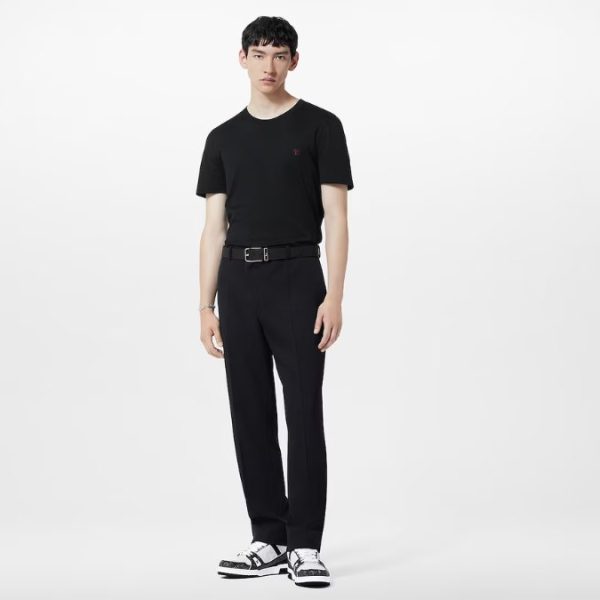 Louis Vuitton Trainer Black Rhinestone Sneakers - Image 6