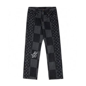 Louis Vuitton LV Patchwork Monogram Denim Pants