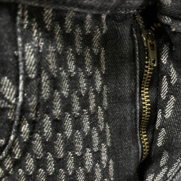 Louis Vuitton LV Patchwork Monogram Denim Pants - Image 3