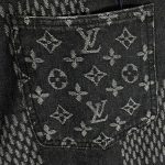 Louis Vuitton LV Patchwork Monogram Denim Pants - Image 4
