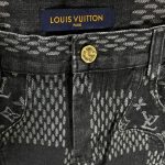 Louis Vuitton LV Patchwork Monogram Denim Pants - Image 6