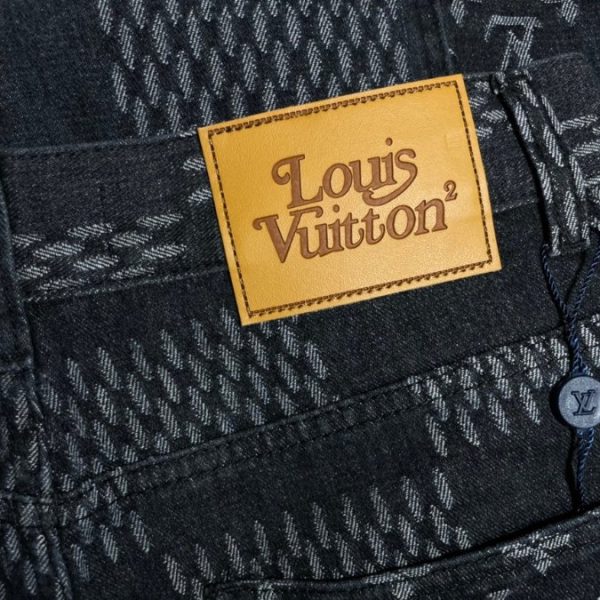 Louis Vuitton LV Patchwork Monogram Denim Pants - Image 7