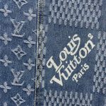 Louis Vuitton LV Blue Patchwork Denim Pants - Image 5