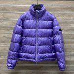 Purple Dior Oblique Puffer Jacket - Image 2