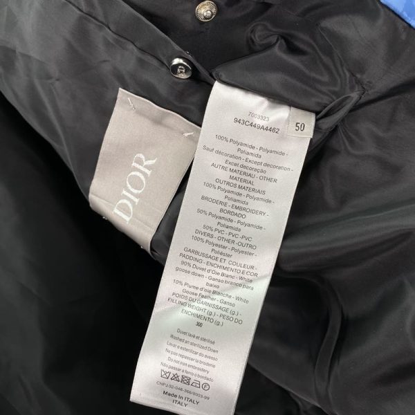 Dior Oblique Black Puffer Jacket - Image 6