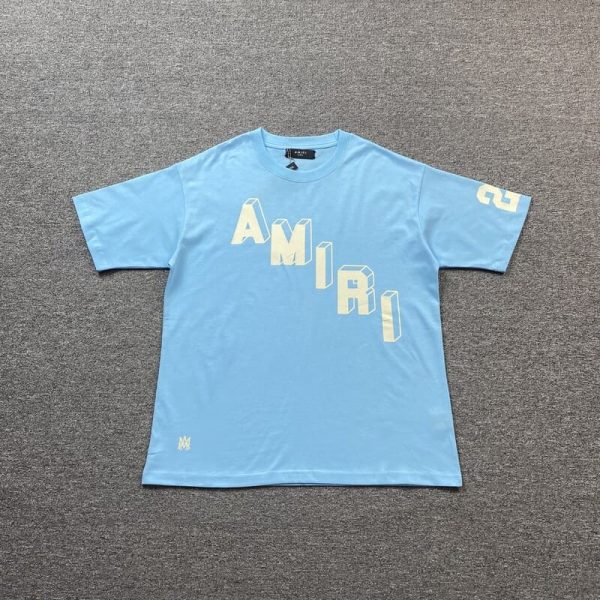 Camiseta Amiri Hockey Skater Azul - Image 2