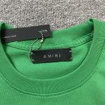 Amiri Staggered Logo Green T-Shirt - Image 4