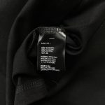 Amiri Staggered Logo Black T-Shirt - Image 6