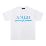 Amiri Bar Logo White/Blue T-Shirt
