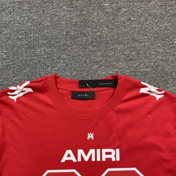 Amiri 22 SKATER Red T-Shirt - Image 5