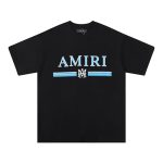 Amiri Bar Logo Black/Blue T-Shirt