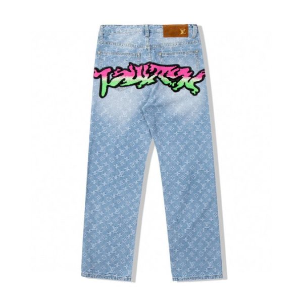 Louis Vuitton LV Graffiti Monogram Jeans - Image 2