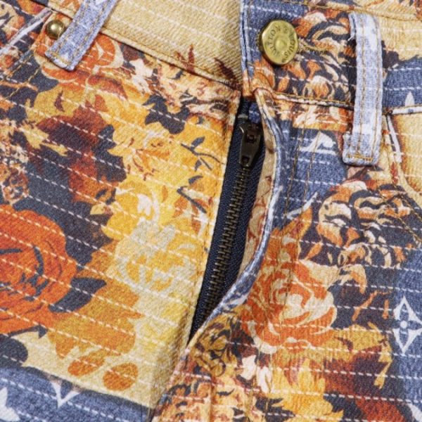 Louis Vuitton LV Floral Monogram Jeans - Image 3
