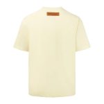 T-shirt Louis Vuitton LV Beige Green Logo - Image 2