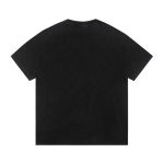 T-shirt Louis Vuitton LV Black Distressed Logo - Image 2