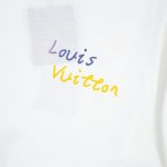 T-shirt Louis Vuitton LV White Yellow Monogram - Image 2