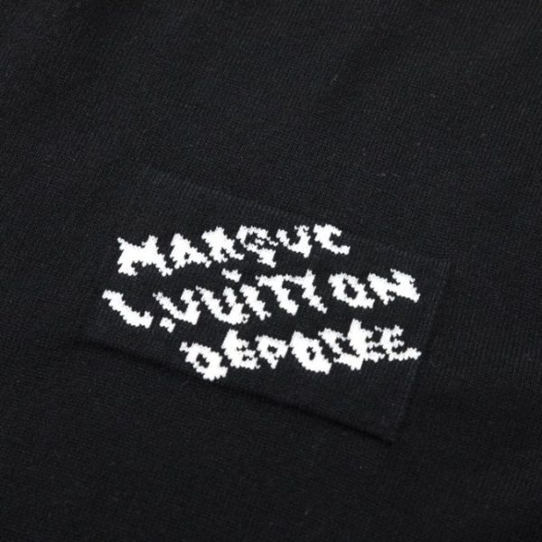 T-shirt Louis Vuitton LV Black Sleeve Monogram - Image 4