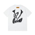 T-shirt Louis Vuitton LV White Instrument Graphic - Image 2
