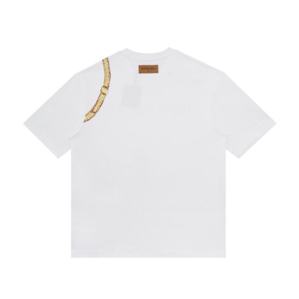 T-shirt Louis Vuitton LV White Bag Print - Image 2