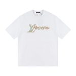T-shirt Louis Vuitton LV White LVovers Design