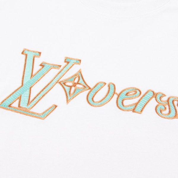 T-shirt Louis Vuitton LV White LVovers Design - Image 3