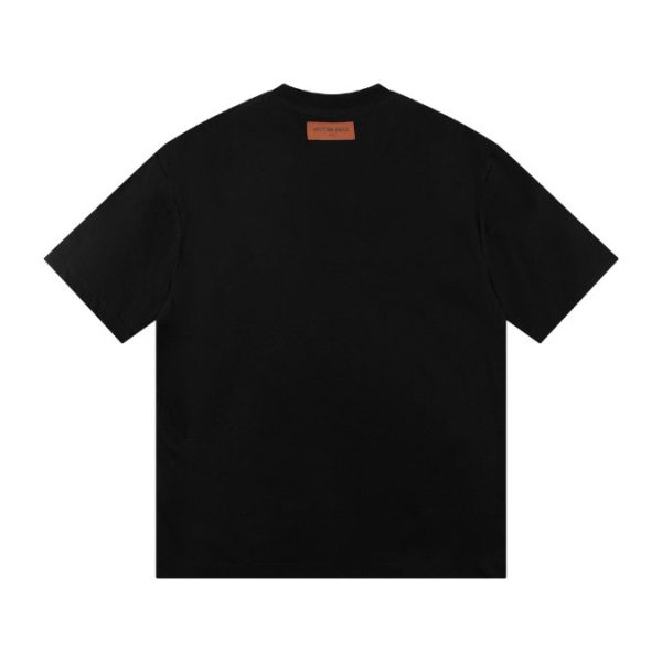 T-shirt Louis Vuitton LV Black LVovers Design - Image 2