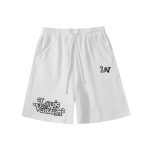 Shorts Louis Vuitton LV White Black Logo