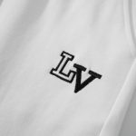 Shorts Louis Vuitton LV White Black Logo - Image 4