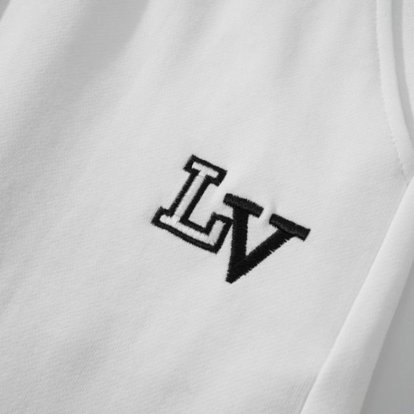 Shorts Louis Vuitton LV White Black Logo - Image 4