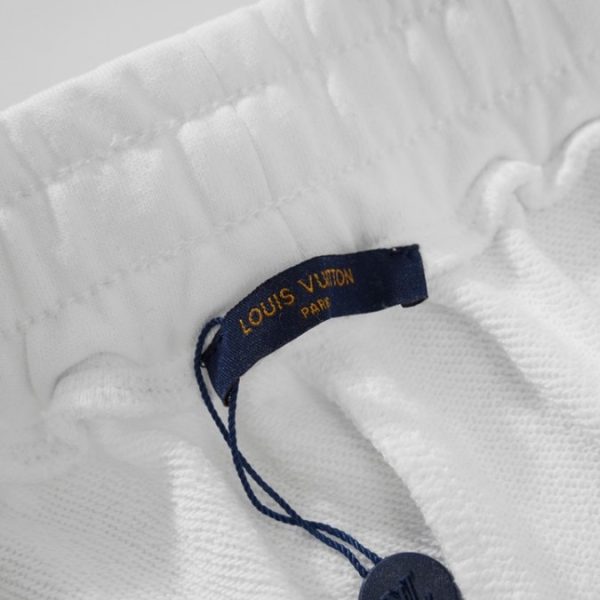 Shorts Louis Vuitton LV White Black Logo - Image 6