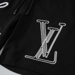 Shorts Louis Vuitton LV Black Script Embroidery - Image 4