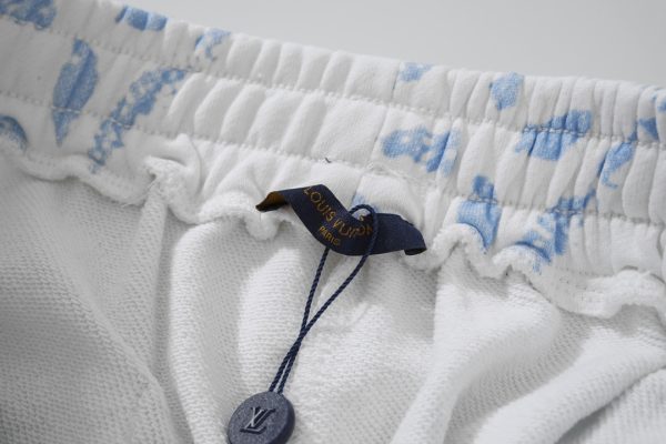 Shorts Louis Vuitton LV White Splatter Monogram - Image 3
