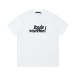 T-shirt Louis Vuitton LV White Graphic Logo