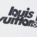 T-shirt Louis Vuitton LV White Graphic Logo - Image 3