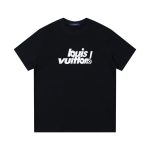 T-shirt Louis Vuitton LV Black Graphic Logo