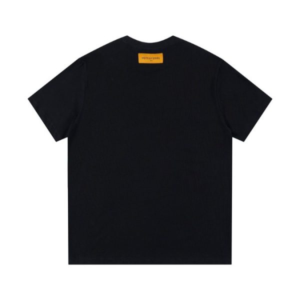 T-shirt Louis Vuitton LV Black Graphic Logo - Image 2