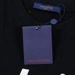 T-shirt Louis Vuitton LV Black Graphic Logo - Image 5