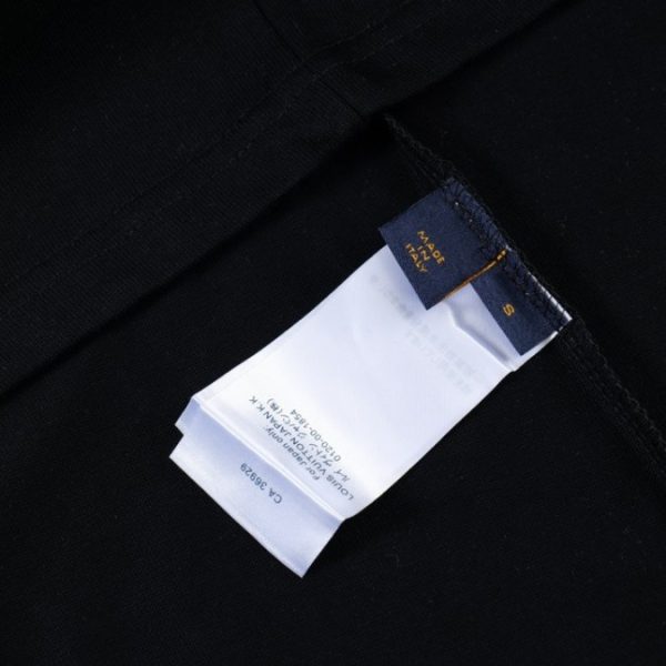 T-shirt Louis Vuitton LV Black Graphic Logo - Image 6