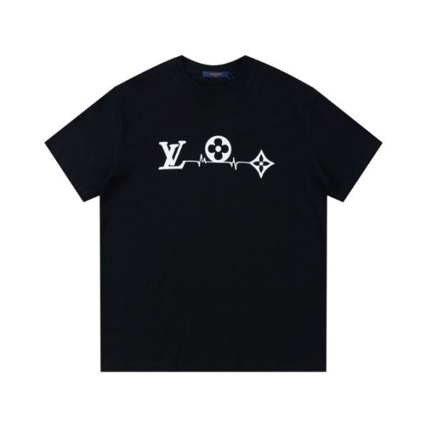 d100749_22535-1.jpg T-shirt Louis Vuitton LV Black Monogram Pulse - Image 1