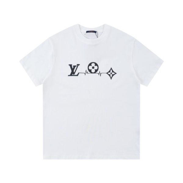T-shirt Louis Vuitton LV White Monogram Pulse - Image 1