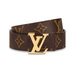 LV Initiales 40mm Belt Brown