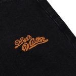 Jeans Louis Vuitton LV Dark Wash Embroidered - Image 5