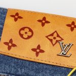 Jeans Louis Vuitton LV Blue Embroidered Logo - Image 6