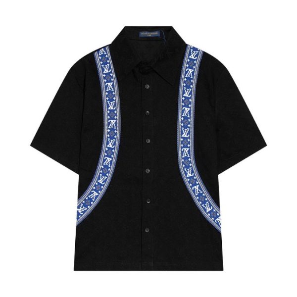 Set Louis Vuitton LV Black Blue Trim - Image 2