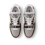 Louis Vuitton Trainer Brown Monogram Mesh - Image 3