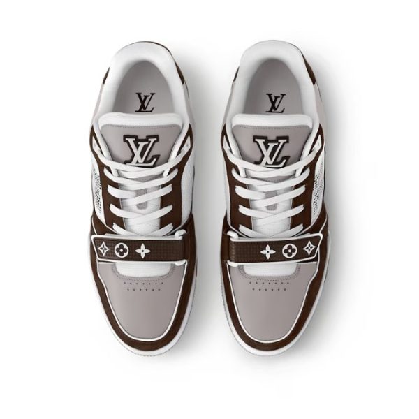 Louis Vuitton Trainer Brown Monogram Mesh - Image 3